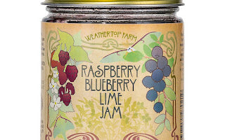Raspberry Blueberry Lime Jam