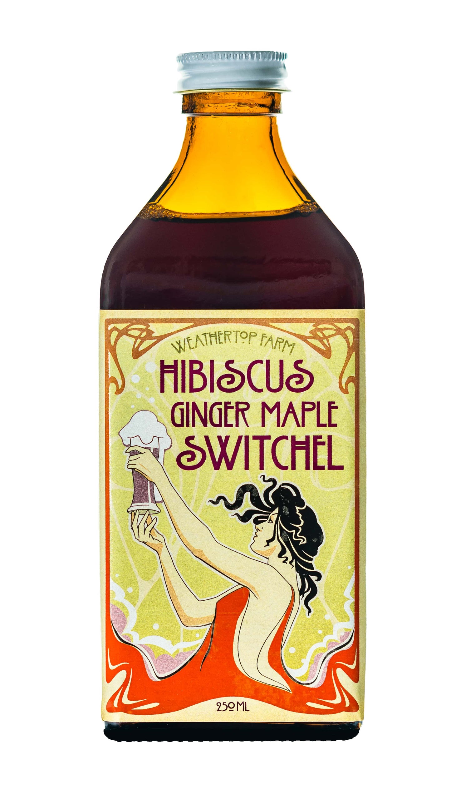 Hibiscus Ginger Maple Switchel Concentrate