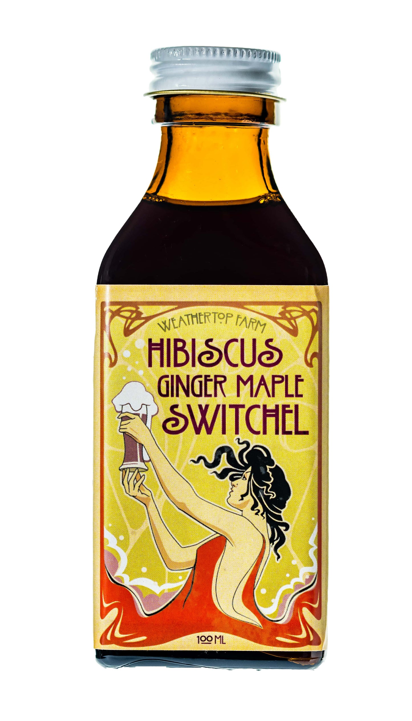 Hibiscus Ginger Maple Switchel Concentrate