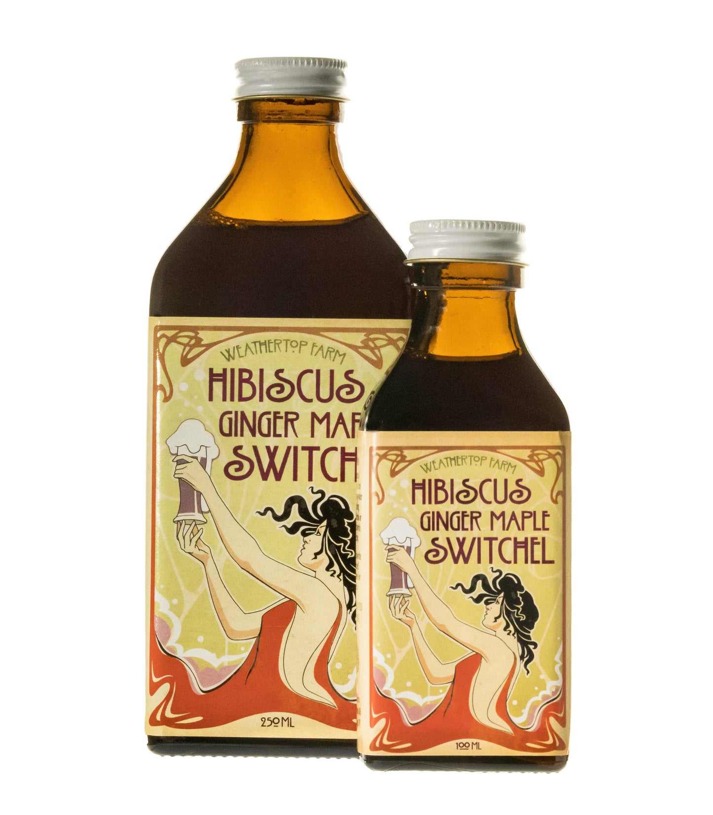 Hibiscus Ginger Maple Switchel Concentrate