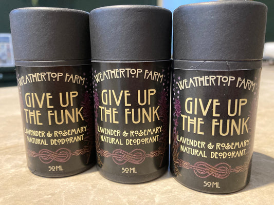 Give Up The Funk Natural Deodorant