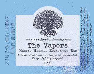 The Vapors menthol eucalyptus vapor rub
